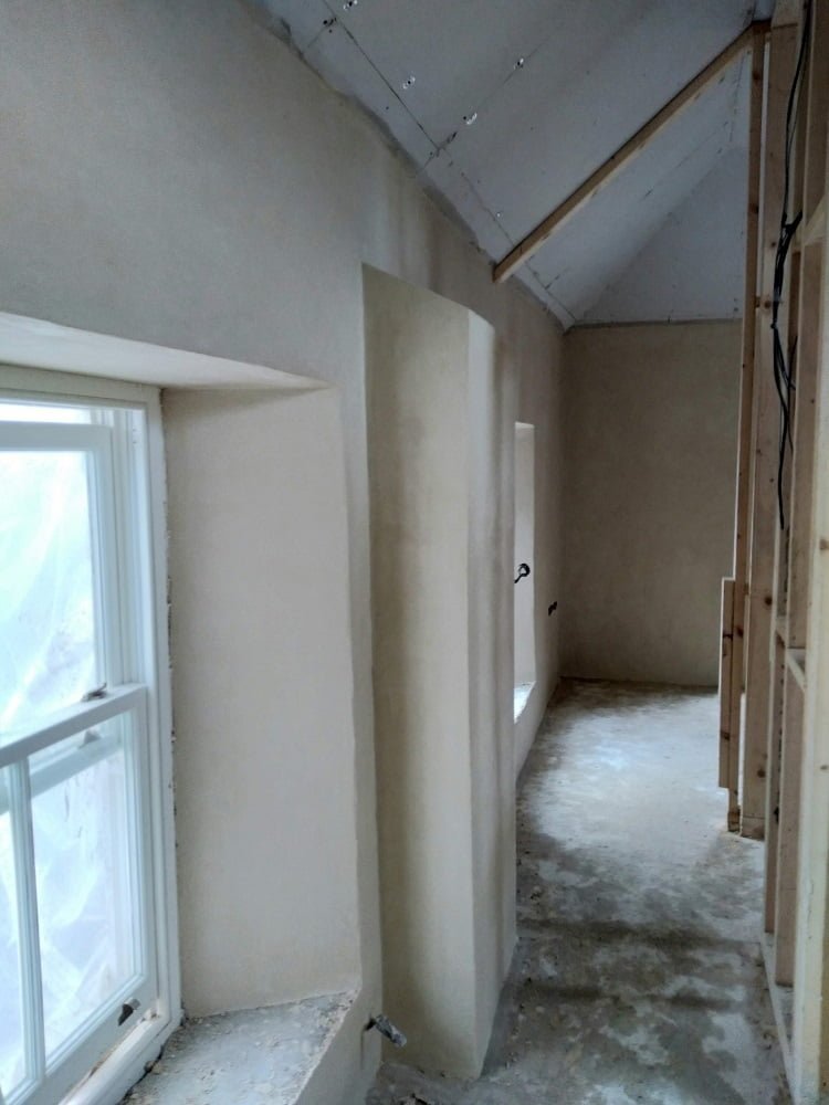 Finished Natural Hydraulic Lime Plaster